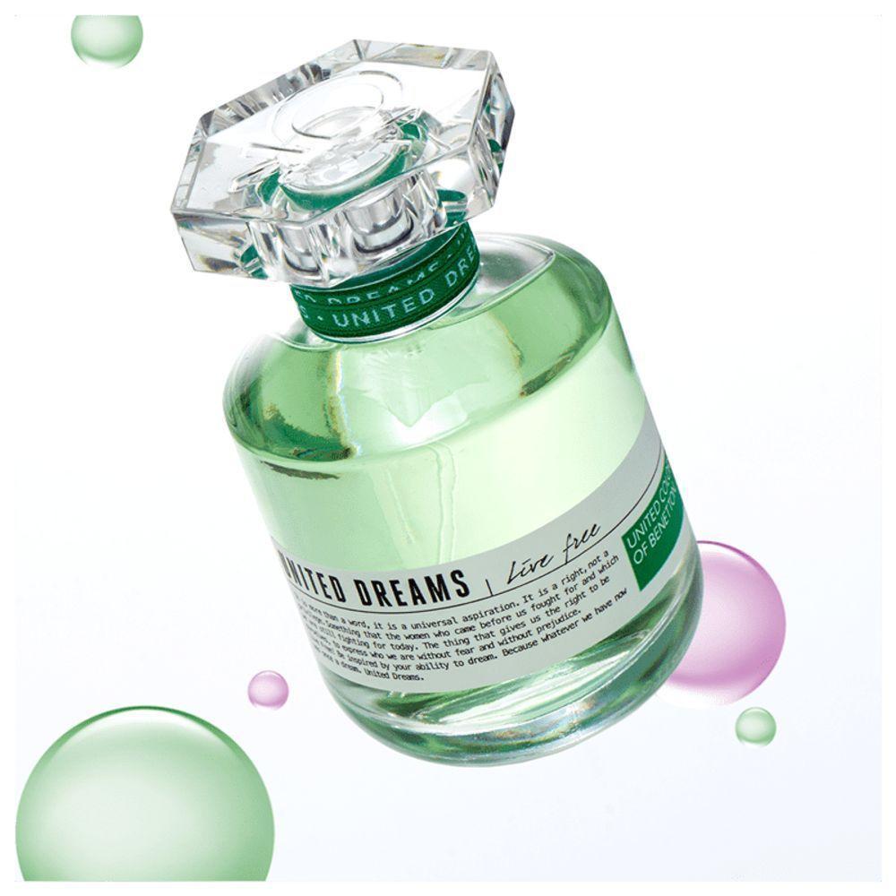 Benetton United Dreams Live Free Eau De Toilette - Perfume Feminino 80ml - 4