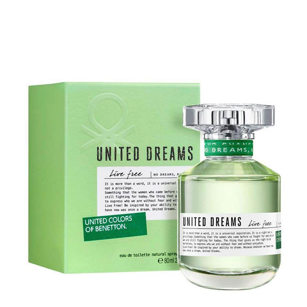 Benetton United Dreams Live Free Eau De Toilette - Perfume Feminino 80ml - 6