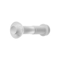 Tubo De Ligação Para Bacia Sanitária Astra Cla1 25cm Branco - 4