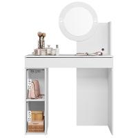 Penteadeira Camarim Aurea Com 1 Gaveta 1 Porta Espelho E Led Branco - 5