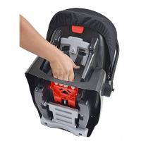 Conjunto Bebê Conforto Com Base Para Carro Burigotto Touring X De 0 Até 13 Kg Preto Mesclado U - 6