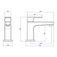 Torneira Deca Level 1197.bl26.no De Bancada Black Noir Black Noir 1197.bl26.no - 2