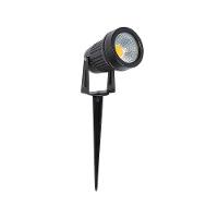 Espeto Para Jardim Nordecor Hager Led 7w Bivolt Preto 3000k Luz Amarela 6139 - 1