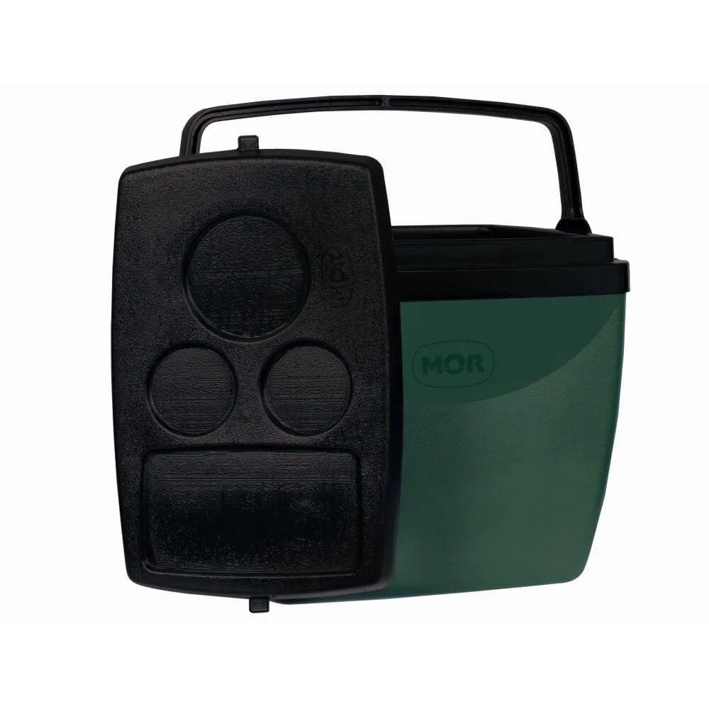 Caixa Termica 18 Litros Verde Com Preto - Mor - 3