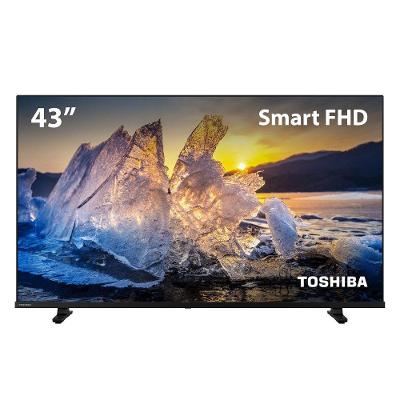 Smart TV TB021M 43 Dled Full Hd VIDAA 2 Hdmi 2 Usb Toshiba Preto