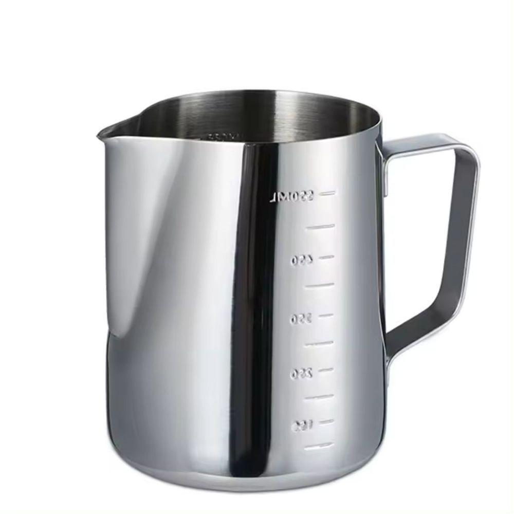 Kit 2 Jarras Barista Inox 350+600 Ml Café Leite Profissional - 4