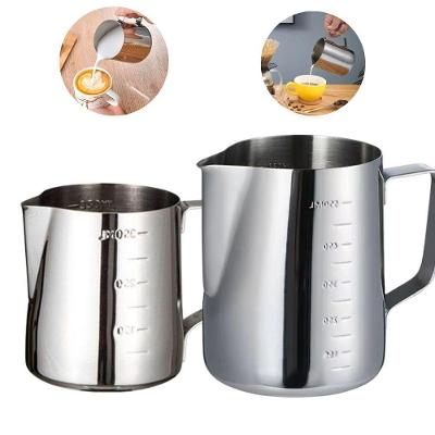 Kit 2 Jarras Barista Inox 350+600 Ml Café Leite Profissional