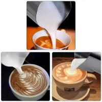 Kit 2 Jarras Barista Inox 350+600 Ml Café Leite Profissional - 10