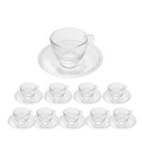 Jogo 10 Xícaras De Café Com Pires Cristal Pearl Wolff 90ml - 4