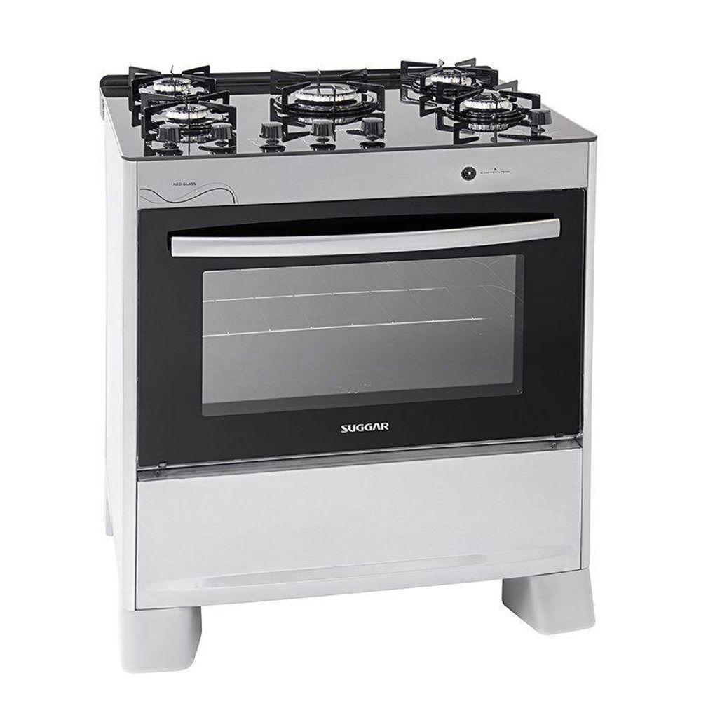 Fogão Suggar Neo Glass 5 Queimadores Inox Bivolt FGVNG510PRIX - 2