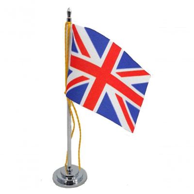 Mini Bandeira De Mesa Da Reino Unido 15 Cm Poliéster