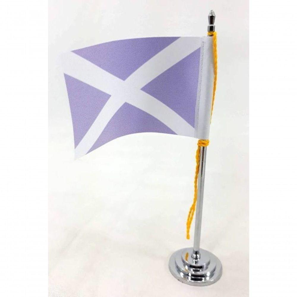 Mini Bandeira De Mesa Escócia 15 Cm Poliéster - 2