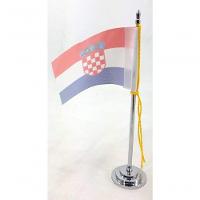 Mini Bandeira De Mesa Croácia 15 Cm Poliéster - 2
