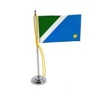 Mini Bandeira Mesa Mato Grosso Do Sul Mastro 15 Cm - 1