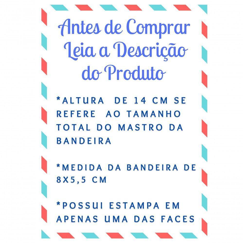 Mini Bandeira Holanda Com Ventosa Poliéster (5,5cm X 8,5cm) - 2