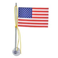 Mini Bandeira Estados Unidos Com Ventosa Poliéster (5,5cm X 8,5cm) - 1