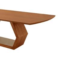 Mesa Para Sala De Jantar Ane Cinamomo Com Champanhe/cinamomo Imbuia