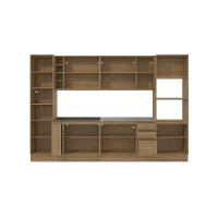 Cozinha Modulada Celeste Kappesberg 100% Mdf Nogueira/azul 9 Peças - 3