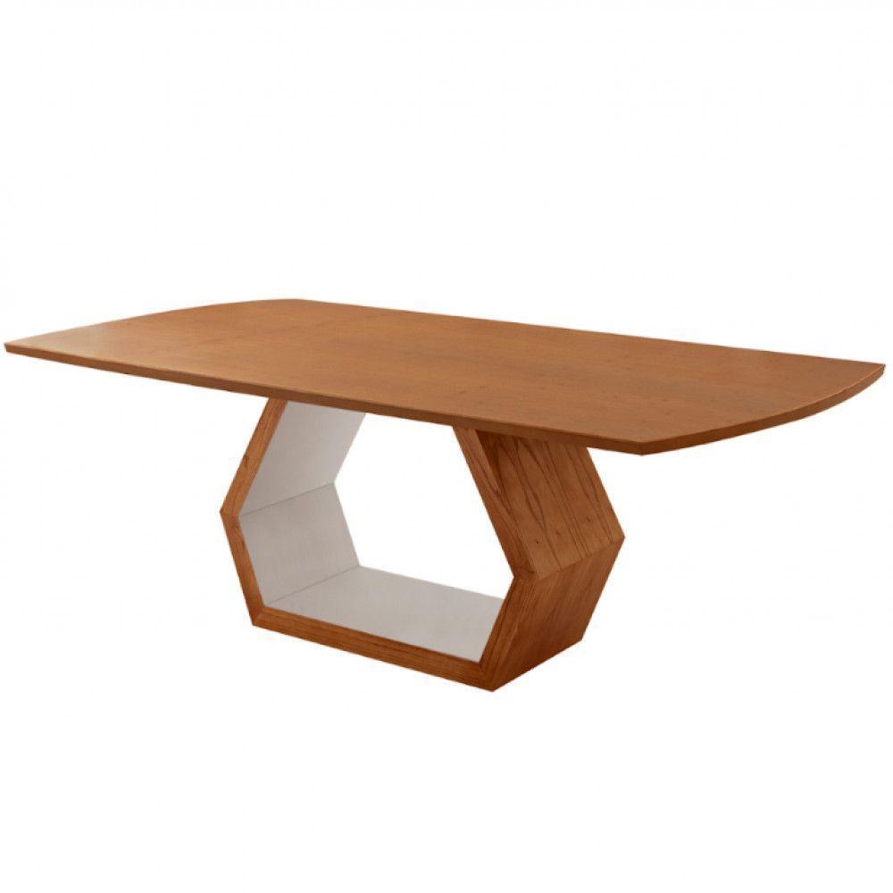 Mesa Para Sala De Jantar Ane Cinamomo Com Off White/cinamomo Imbuia - 1