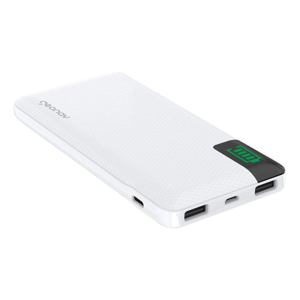 Carregador Portátil 10.000 Mah Branco - 1
