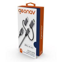 Cabo Multicable 3 Em 1 ? Lightning (Mfi) Micro-Usb | Usb-C Com 1,5 M - 4