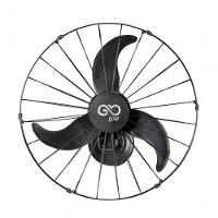 Ventilador de Parede Goar V60 60cm com 3 Pás Preto Monovolt 220V - 1