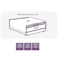 Pillow Top Solteiro King Dupla Face 200 Fios 6cm 700g-m² 100x200cm Branco - 5