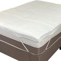 Pillow Top Solteiro King Dupla Face 200 Fios 6cm 700g-m² 100x200cm Branco - 8