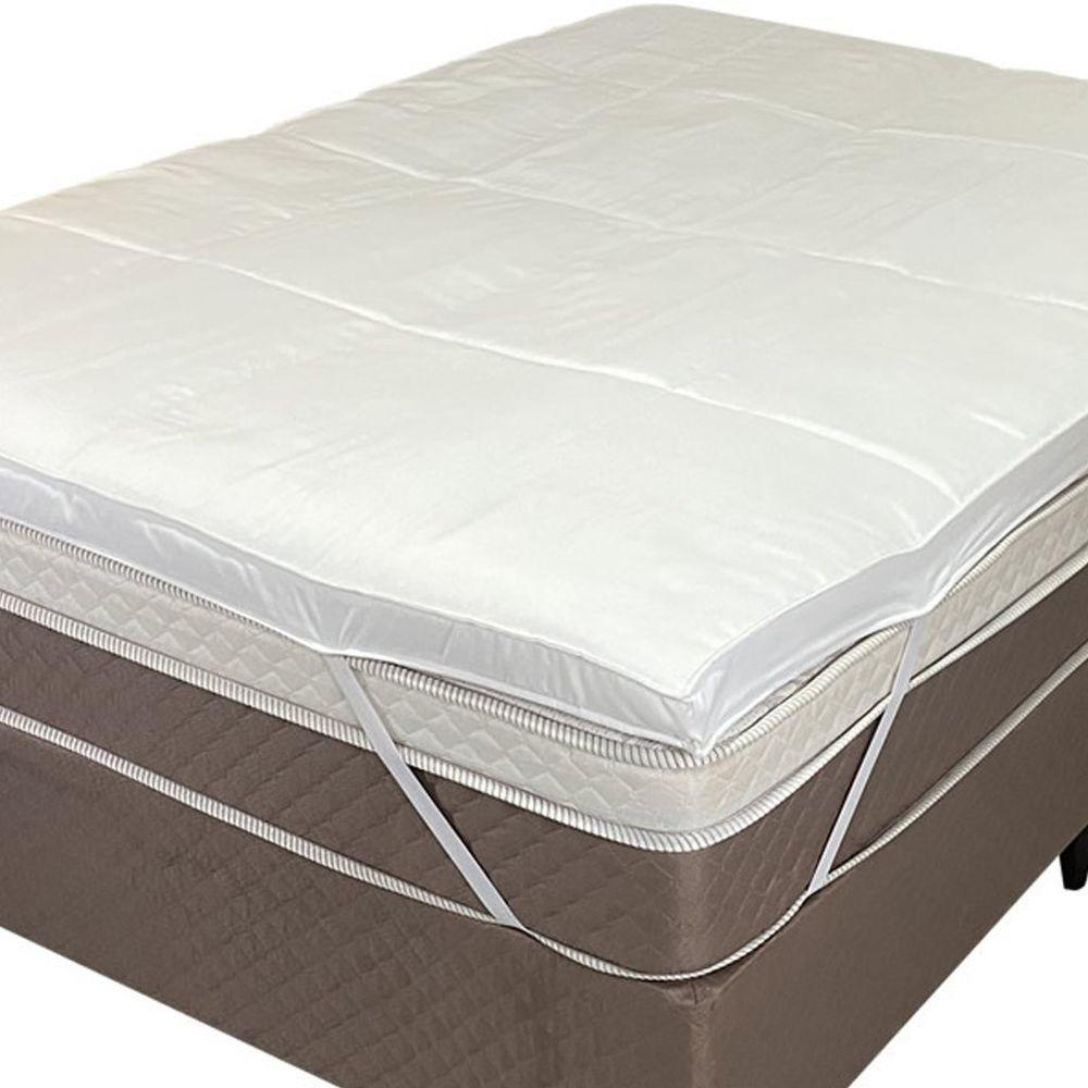 Pillow Top Viúva Dupla Face 200 Fios 6cm 700g-m² 128x188cm Branco - 4
