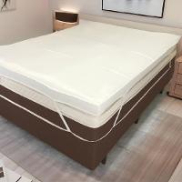 Pillow Top Viúva 200 Fios Premium 10cm 1200g-m² 128x188cm Branco - 8