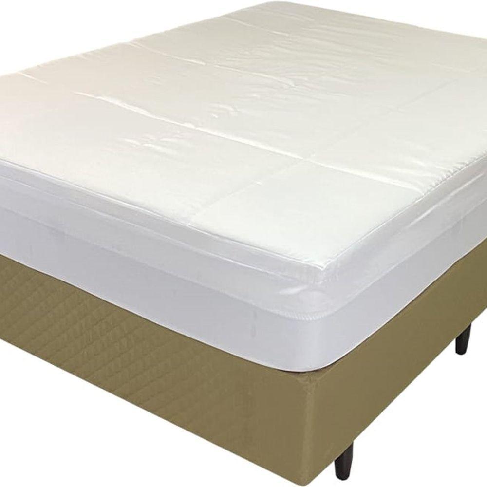 Pillow Top Viúva Espuma Soft 5cm Capa Removível 128x188cm Branco - 6