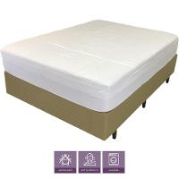 Pillow Top Viúva Espuma Soft 5cm Capa Removível 128x188cm Branco - 10