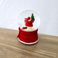 Enfeite Globo De Natal Musical Neve 15cm - 7