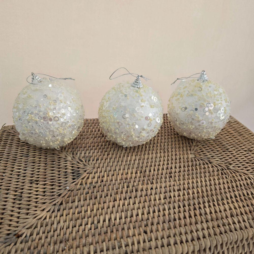 Bolas De Natal Kit Com 3 Unid Kit 3 Pçs. - 2