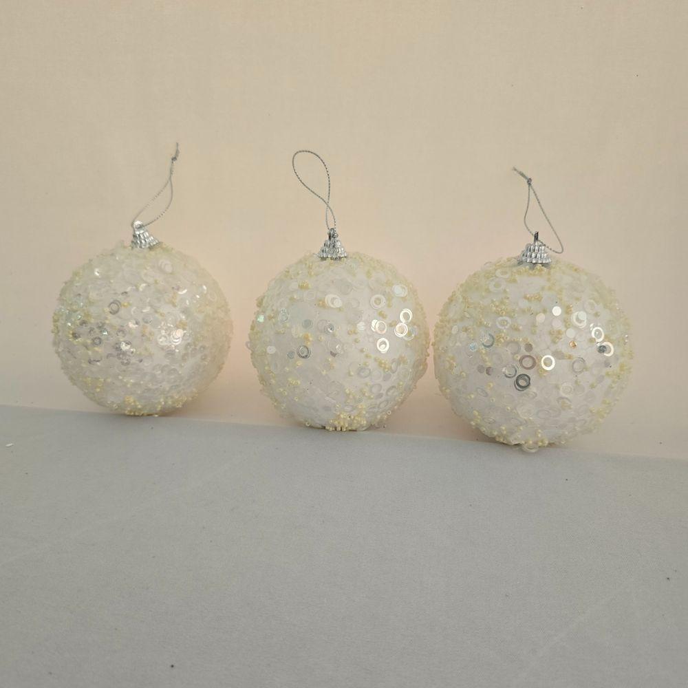 Bolas De Natal Kit Com 3 Unid Kit 3 Pçs. - 5