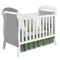 Berço Mini Cama Danny Branco Brilho Com Colchão D18 De 10cm Reller Móveis Branco Brilho - 3
