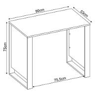 Mesa Para Computador Office Morada Branco Demóbile Branco - 2