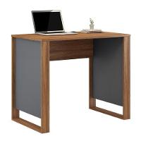 Mesa Para Computador Office Morada Amêndola Grafito Demóbile Amêndola Grafito - 1