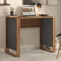 Mesa Para Computador Office Morada Amêndola Grafito Demóbile Amêndola Grafito - 4