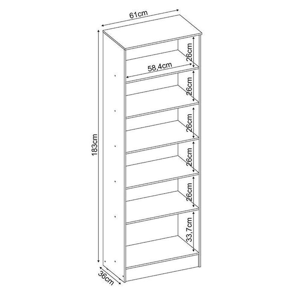 Armário Sapateira Multiuso Golden 2 Portas Amêndola Demóbile Amêndola - 2