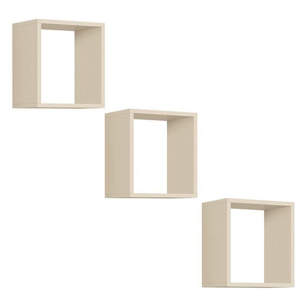 Kit 3 Nichos Juju Areia Fosco Reller Móveis Areia Fosco - 1