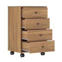 Gaveteiro 4 Gavetas Office Presence Amêndola Touch Demóbile Amêndola Touch - 4