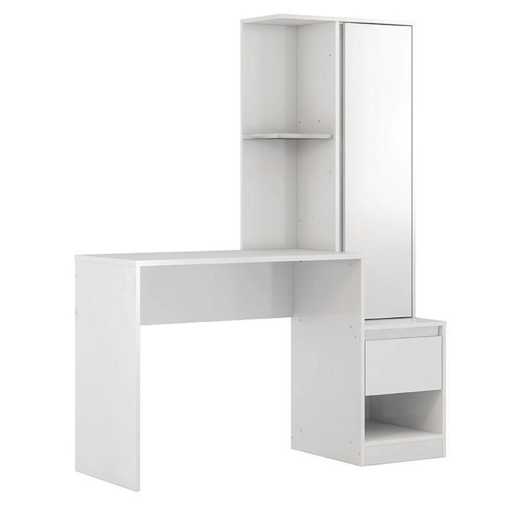 Escrivaninha Office Morada Com Armário 1 Porta E 1 Gaveta Branco Demóbile Branco - 1