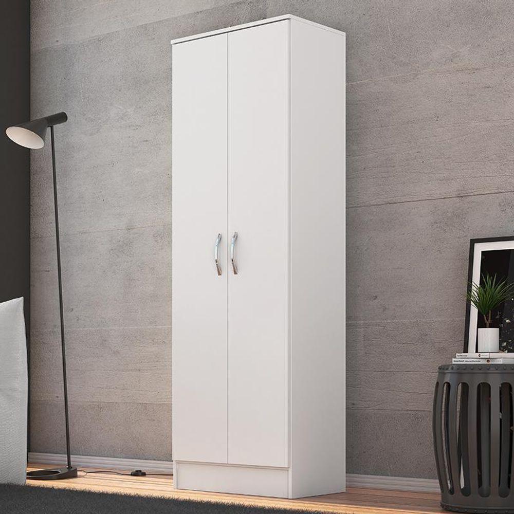 Armário Sapateira Multiuso Golden 2 Portas Branco Demóbile Branco Brilho - 4