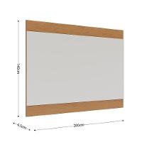 Painel Nilo Off White Matte Freijó Para Tv Até 75 Colibri Off White Matte Freijó - 2