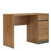 Escrivaninha Office Morada Com 1 Porta E 1 Gaveta Amêndola Grafito Demóbile Amêndola Grafito - 1