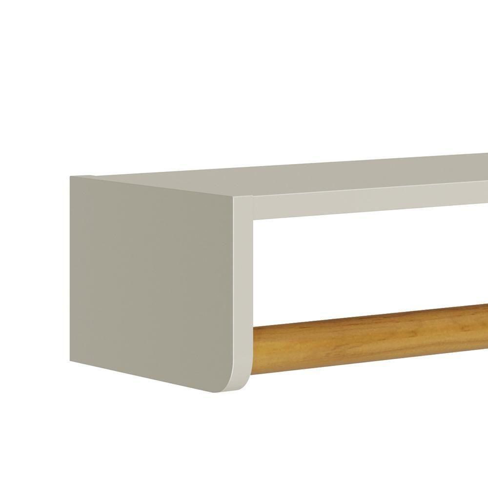 Prateleira Theo 93,6cm Areia Fosco Amadeirado Reller Móveis Areia Fosco Amadeirado - 4