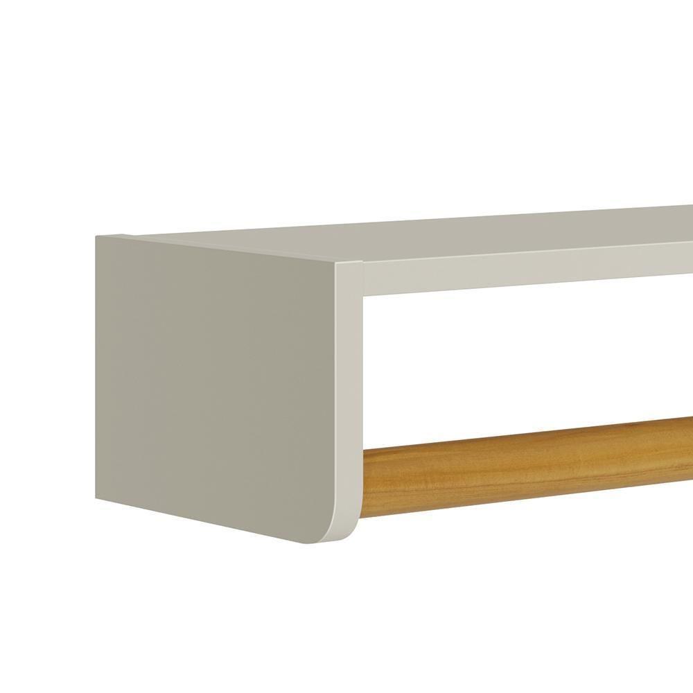 Prateleira Theo 70,6cm Areia Fosco Amadeirado Reller Móveis Areia Fosco Amadeirado - 4