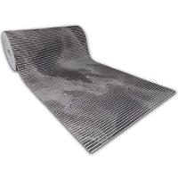 Tapete Passadeira Emborrachada Pvc Antiderrapante 0,65x3,00m Mármore Preto - 1