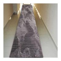 Tapete Passadeira Emborrachada Pvc Antiderrapante 0,65x3,00m Mármore Preto - 7